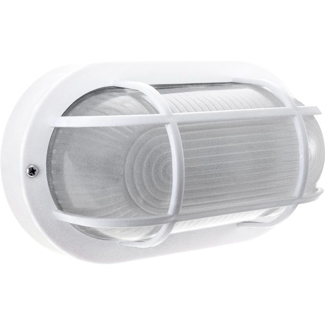 Aplique CAIA grande IP44 1xE27 L.27xAn.11,5x Policarbonato (PC) + cristal / - 15 cm, Blanco | Interlusa · Ref. 046262601