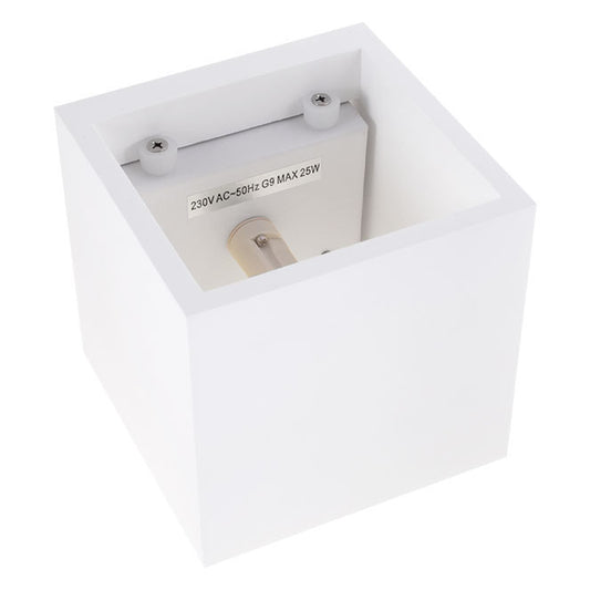 Aplique de Pared EDA 11,5 cm G9 Max. 25W Yeso Blanco Lumit - imagen 2 | Interlusa