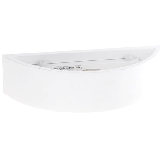 Aplique de Pared ELMA 30 cm E14 25W Yeso Blanco Lumit - imagen 2 | Interlusa
