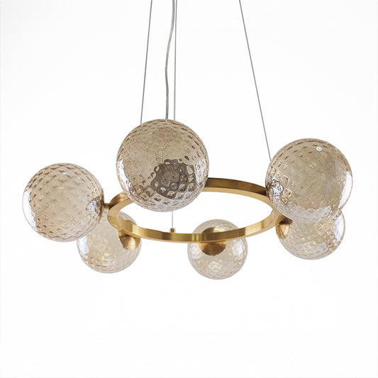 Lámpara Colgante ANDREZA 22W LED 1600lm Luz Cálida Bronce LUMIT Interlusa - imagen 2 | Interlusa