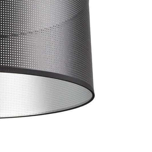 Lámpara de Sobremesa Anastasia 60 cm Pantalla Perforada Negro y Plata Fabrilamp - imagen 2 | Fabrilamp / Abrila · Ref. 190171109
