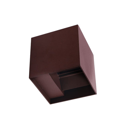 Aplique de Pared Open LED 10W 4000K IP54 10 cm Marrón óxido CristalRecord - imagen 2 | CristalRecord