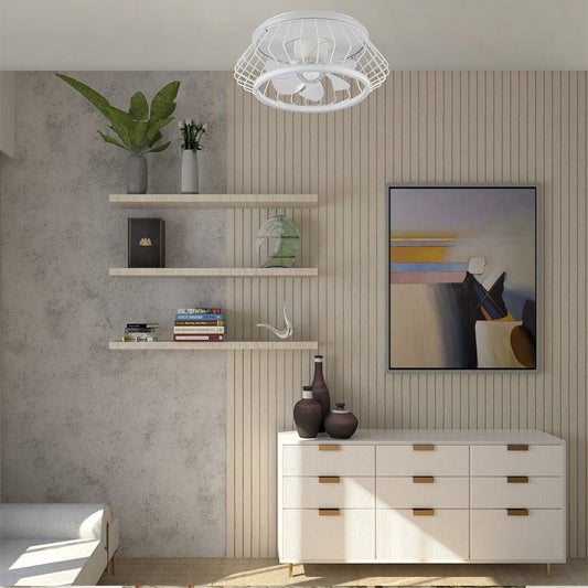 Ventilador de Techo Cobra 50 cm LED 50W 4800 lm CCT Blanco CristalRecord - imagen 2 | CristalRecord
