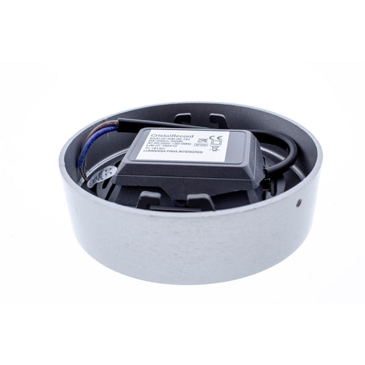 Downlight de Superficie Kaju 8W LED Ø90 mm 680 lm 4200 K Gris CristalRecord - imagen 2 | CristalRecord