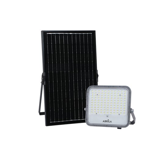 Proyector LED Solar Ferrol con Mando Fabrilamp - vista principal | Fabrilamp / Abrila · Ref. 263281509