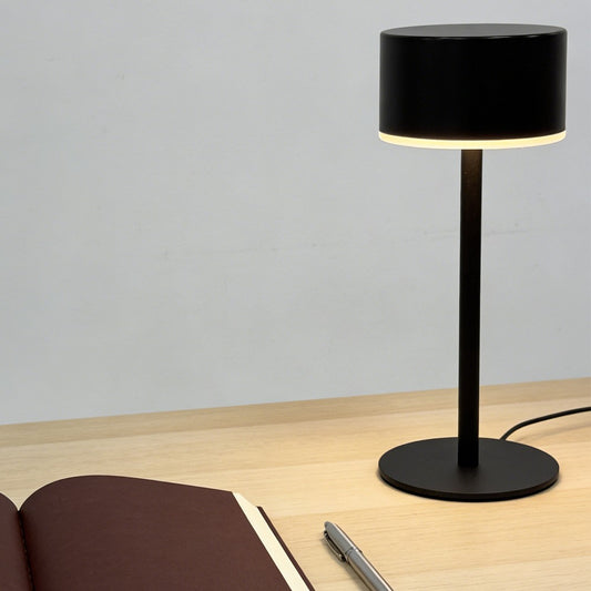 Lámpara de Mesa Recargable Pope LED 2W 180 lm 3000 K Negra CristalRecord - imagen 2 | CristalRecord