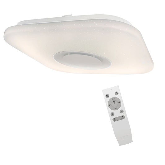 Plafón LED con Altavoz 38 cm 36W 1440 lm RGB Smart Blanco CristalRecord - imagen 2 | CristalRecord