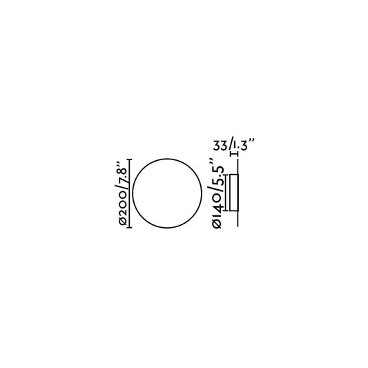 Aplique moderno 6325 – vista 2 · Ref. 63225