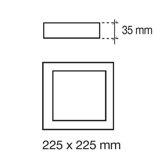 Downlight LED Superficie Novo 20W 3000K 1480 lm 22,5 cm Gris CristalRecord - imagen 2 | CristalRecord