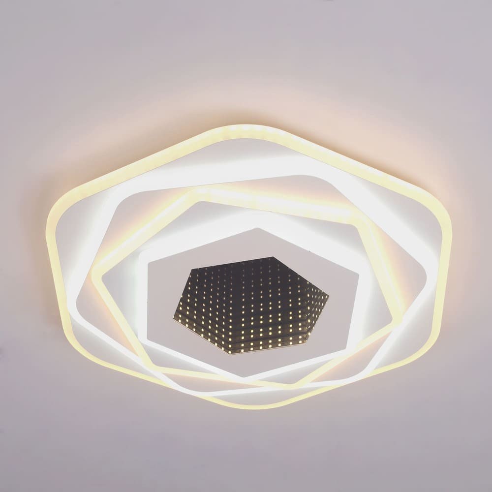 Plafón LED de Techo Ness 60W CCT Dimmable con Mando CristalRecord - imagen 4 | CristalRecord