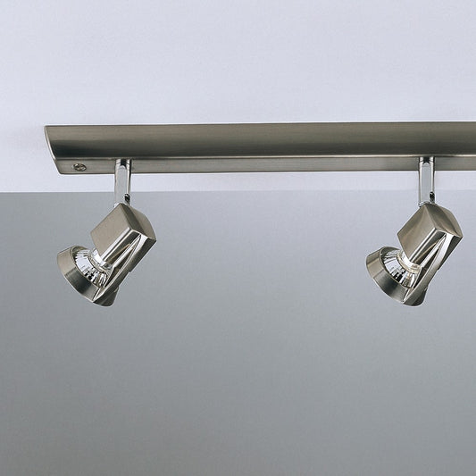 Regleta de Techo Arco 60 cm con 3 Focos GU10 Níquel Satinado CristalRecord - imagen 2 | CristalRecord