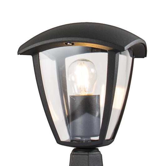 Sobremuro de Exterior Durham 235 cm E27 IP44 Negro CristalRecord - imagen 2 | CristalRecord