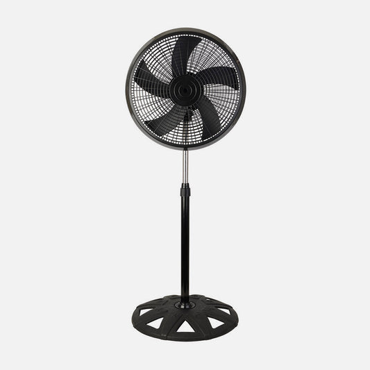 Ventilador Agudo fabricado en metal y policarbonato, color negro