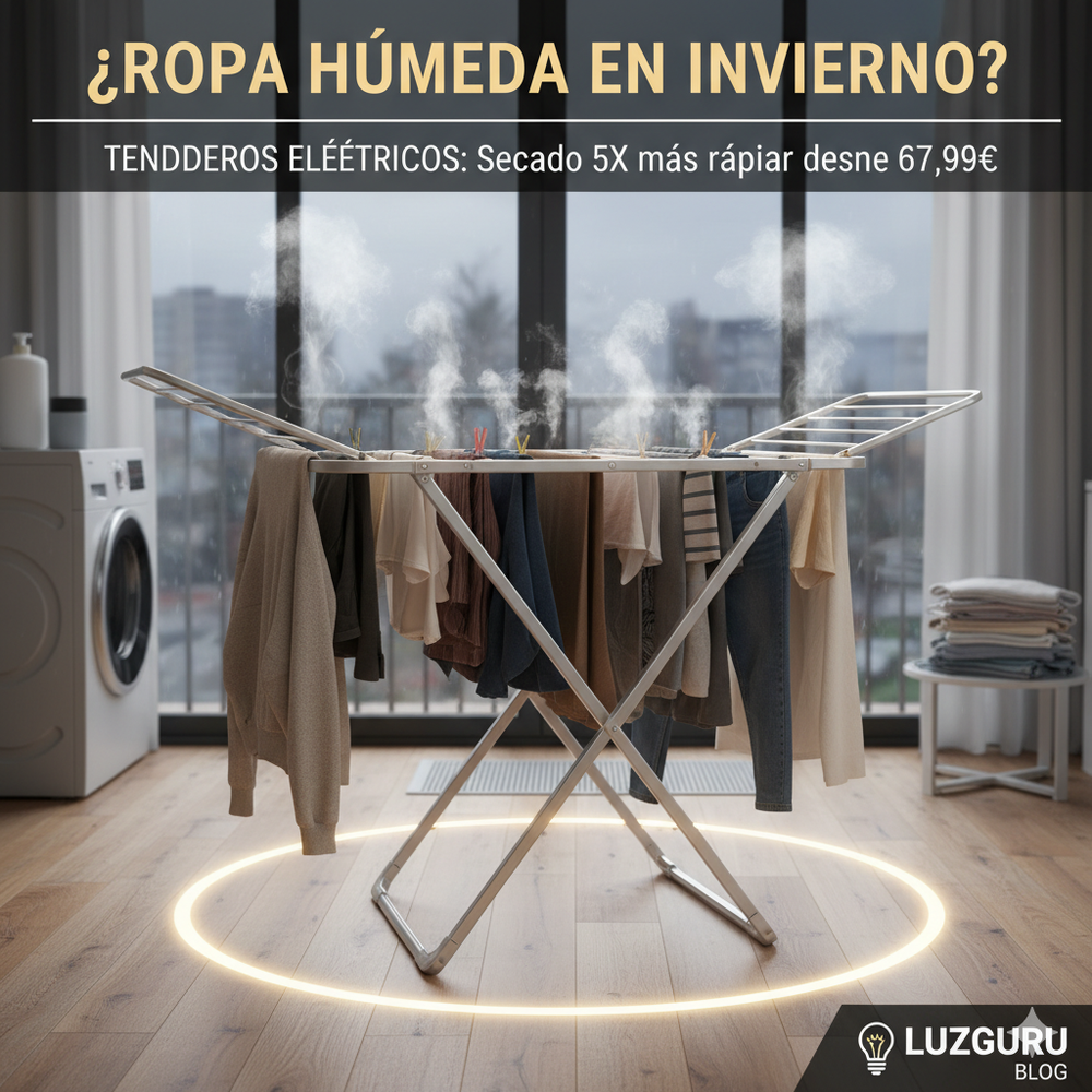 Guía completa tendederos eléctricos 2025 con comparativa TOP 4 modelos