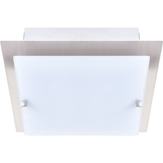 Plafón de Techo LARGO 20x20 cm Cuadrado Níquel 2xG9 Lumit - vista principal | Interlusa