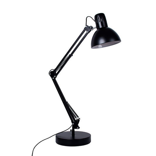 Flexo de Sobremesa ARQUITECT Articulado Regulable E27 60W Negro Lumit - vista principal | Interlusa