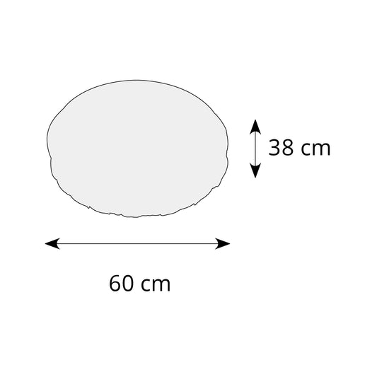 Plafón de Cristal GLORIA 60 cm LED Cromo LUMIT Interlusa - imagen 2 | Interlusa