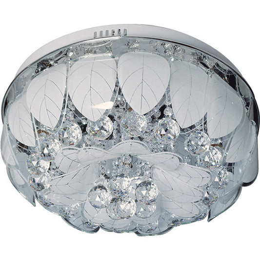 Plafón de Techo GLORIA 48 cm LED y 8xE14 Cromo LUMIT Interlusa - vista principal | Interlusa