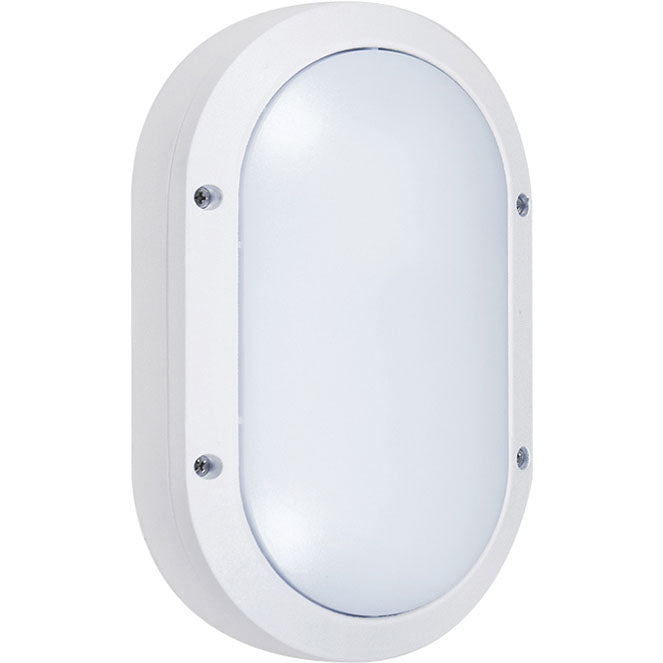 Aplique AMAZONAS pequeño IP54 1xE27 L.13,5xAn.6x Aluminio + Policarbonato (PC) - 22 cm, Blanco | Interlusa · Ref. 040682201