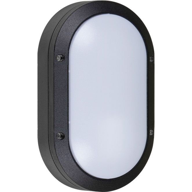 Aplique Exterior Estanco Amazonas 22 cm Negro E27 Lumit - vista principal | Interlusa