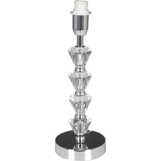 Base de Sobremesa AVALON 33 cm E14 40W Cromo Lumit - vista principal | Interlusa
