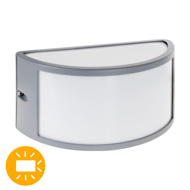Aplique de Exterior TUA IP44 25 cm Gris Lumit - vista principal | Interlusa