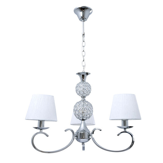 Lámpara de Techo Honduras 59,8 cm Blanco y Cromo con LED Lumit - vista principal | Interlusa