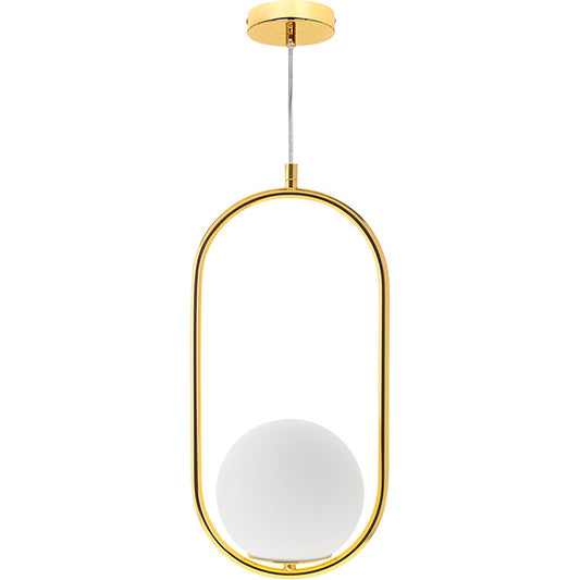 Lámpara Colgante AIMEE 20 cm Oro Altura Regulable LUMIT Interlusa - vista principal | Interlusa