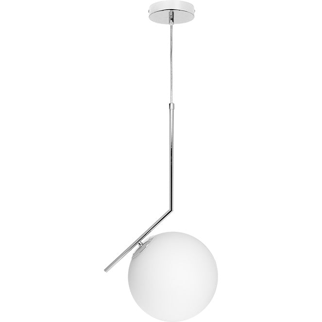Lámpara Colgante AIMEE 32 cm Altura Regulable Cromo Interlusa - vista principal | Interlusa