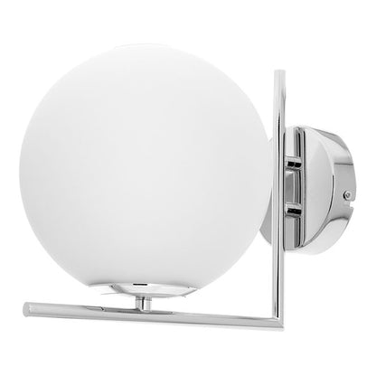 Aplique de Pared AIMEE 1xE27 Cromo Metal y Vidrio Interlusa - vista principal | Interlusa