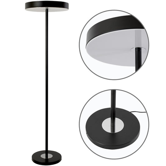Lámpara de Pie AINOA 150 cm LED 36W Negro Vintage LUMIT Interlusa - vista principal | Interlusa