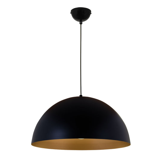 Lámpara Colgante Vintage Gaspar 40 cm Negro y Oro Interlusa - vista principal | Interlusa