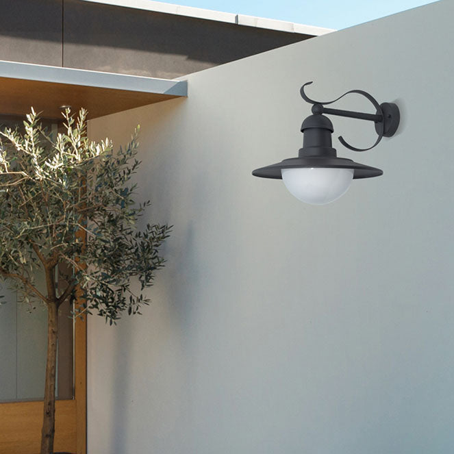 Aplique Exterior Estanco TORVA IP44 E27 Antracita Lumit - imagen 3 | Interlusa