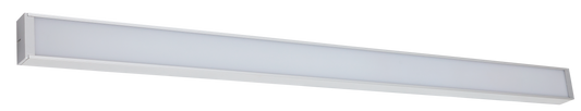 Regleta/colgante LED integrada de la serie Ecuador, color níquel, 42W, 6500K, 3360lm. Fabrilamp. · Ref. 080594203