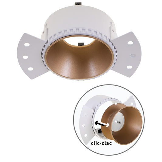 Aro para Downlight Empotrable HATOR Redondo Oro Interlusa - vista principal | Interlusa