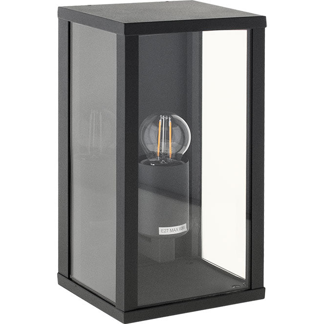 Aplique Exterior NOZELO IP44 26 cm Aluminio Antracita Lumit - vista principal | Interlusa
