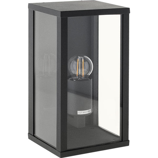 Aplique Exterior NOZELO IP44 26 cm Aluminio Antracita Lumit - vista principal | Interlusa