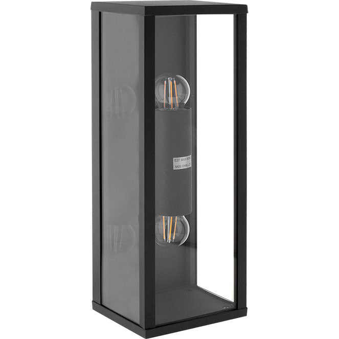 Aplique Exterior NOZELO 38 cm 2xE27 Antracita IP44 Lumit - vista principal | Interlusa