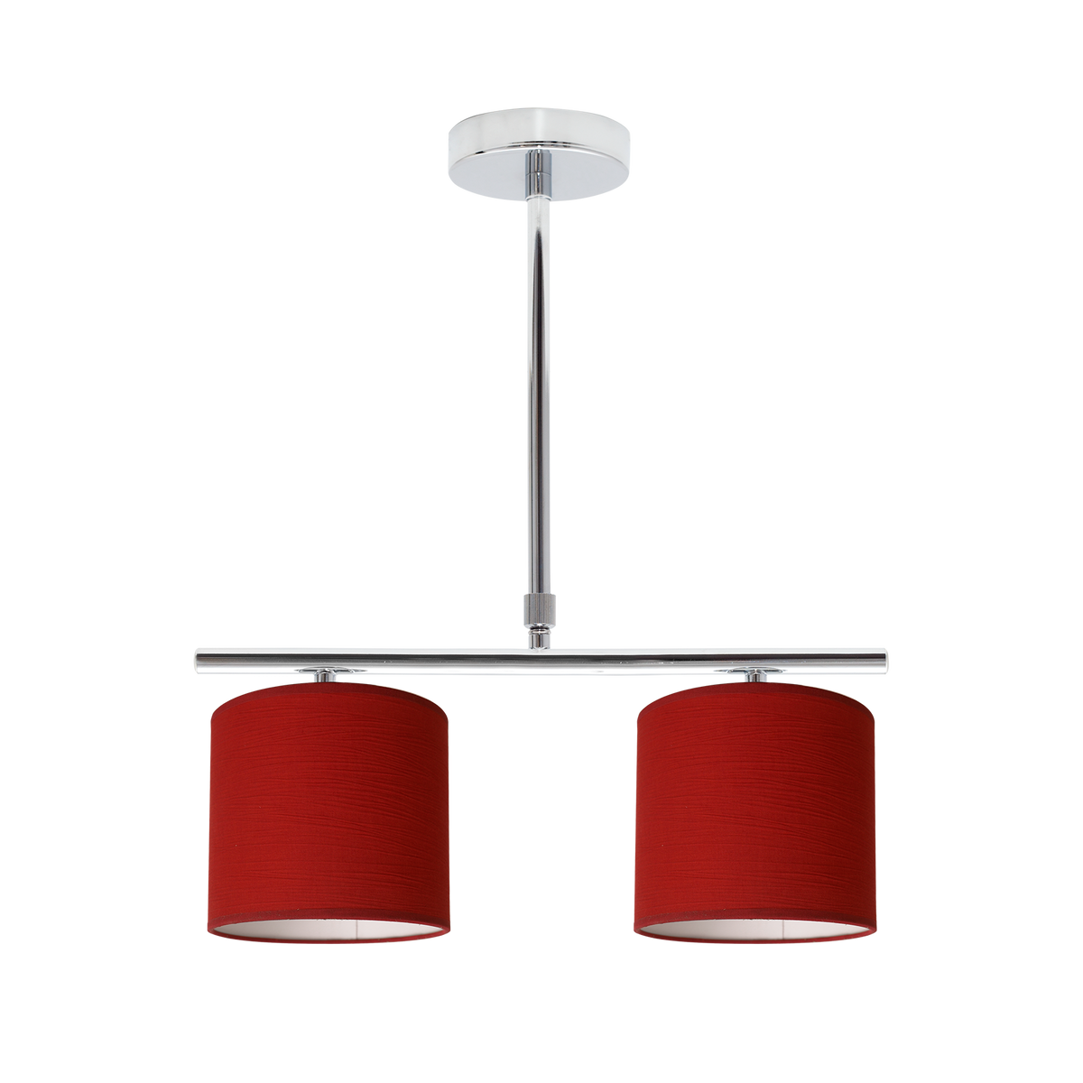 Lámpara Planetario fabricada en cromo color rojo, ideal para iluminar tu hogar con estilo clásico
