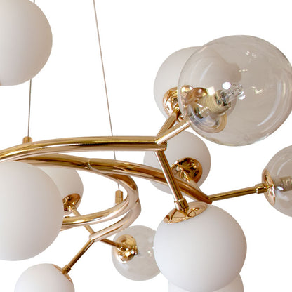 Plafón ANABEL 80 cm Oro con Bolas de Cristal Interlusa - imagen 3 | Interlusa