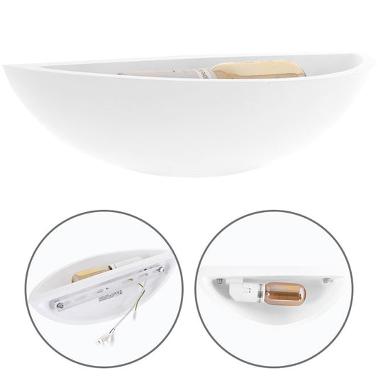 Aplique de Pared ELIS 31 cm E27 25W Yeso Blanco Lumit - vista principal | Interlusa