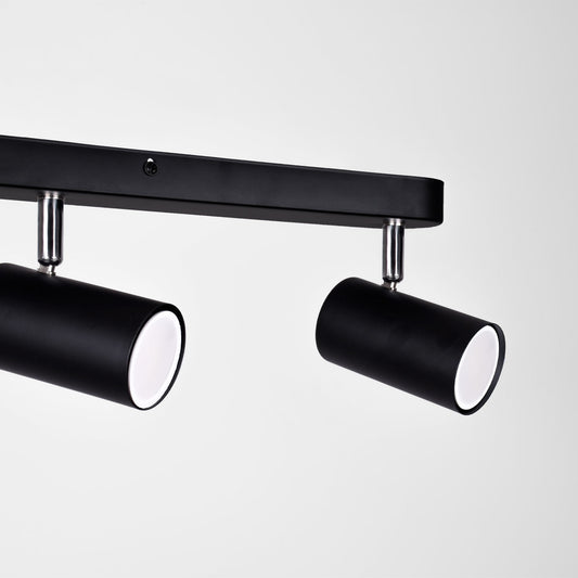 Aplique de Pared LUCAS 3xGU10 48 cm Negro Interlusa - imagen 2 | Interlusa