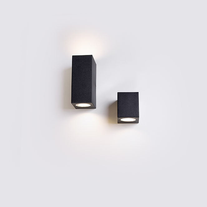 Aplique Exterior VEZ 2xGU10 IP44 Negro Luz Arriba y Abajo Lumit - imagen 3 | Interlusa