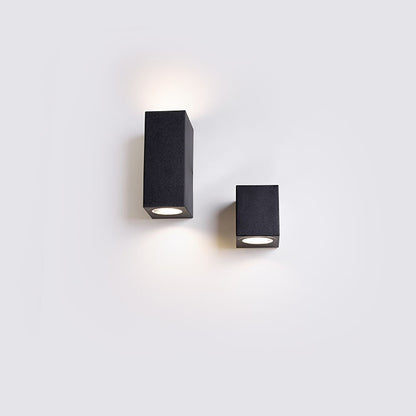 Aplique Exterior VEZ 2xGU10 IP44 Negro Luz Arriba y Abajo Lumit - imagen 3 | Interlusa