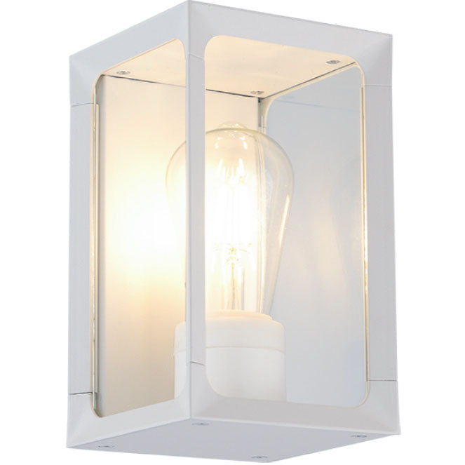 Aplique de Exterior CRIZ IP44 E27 Blanco Lumit - vista principal | Interlusa