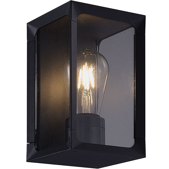 Aplique de Exterior CRIZ IP44 E27 Negro Lumit - vista principal | Interlusa