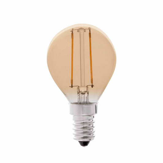 Bombilla G45 Filamento Ámbar Vintage E14 FARO 17413