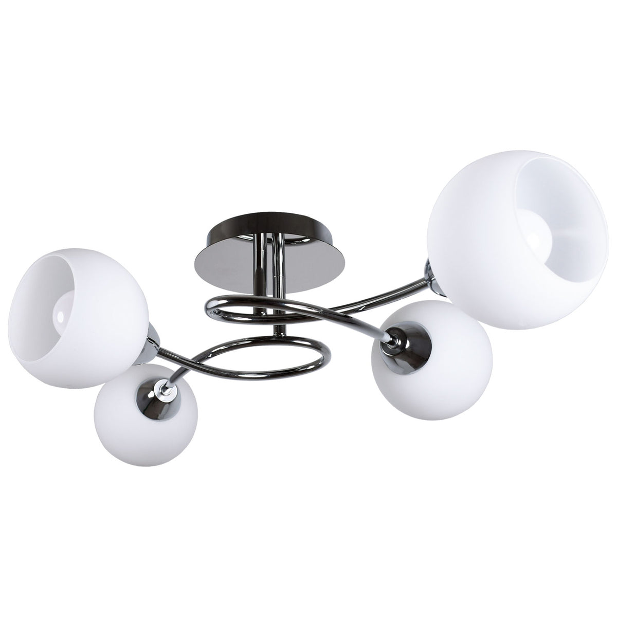 Plafón de Techo Umbria 4xE14 Cromo Moderno Lumit - vista principal | Interlusa