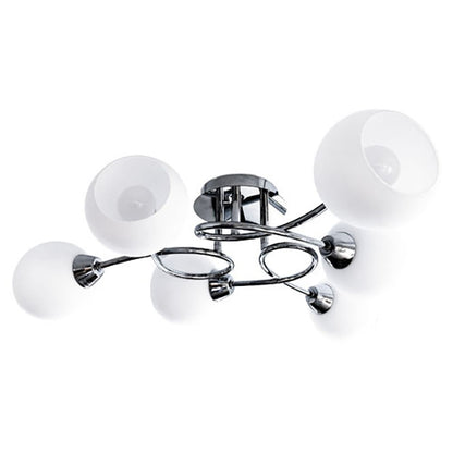 Plafón de Techo Umbria 6xE14 69 cm Cromo Lumit - vista principal | Interlusa