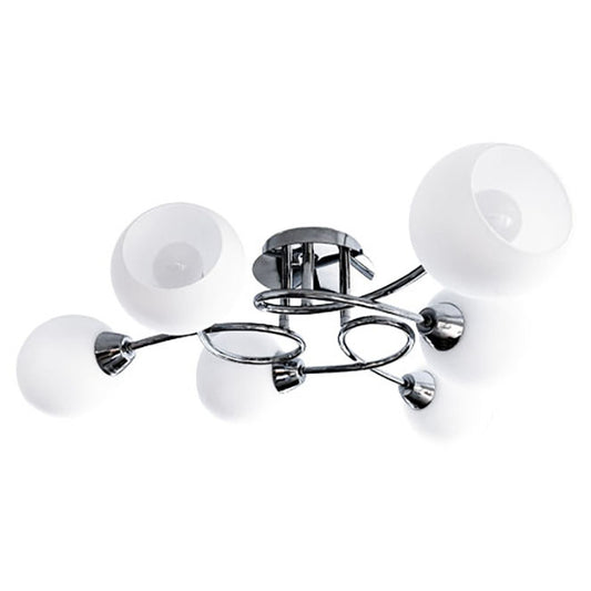 Plafón de Techo Umbria 6xE14 69 cm Cromo Lumit - vista principal | Interlusa